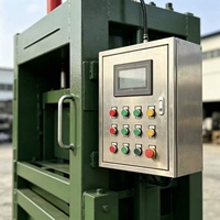 Presse à balles hydraulique verticale à double cylindre haute puissance, directement de l'usine, pour seaux de peinture, métaux fins et textiles