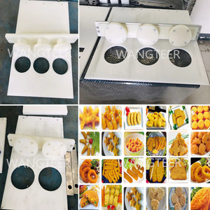 Máquina Automática Industrial para Hacer Hamburguesas, Nuggets <span class=keywords><strong>de</strong></span> Pollo, Empanadas <span class=keywords><strong>de</strong></span> Carne, Prensa para Carne <span class=keywords><strong>de</strong></span> Pescado y Res, Máquina para Hacer Empanadas - Product Image 2