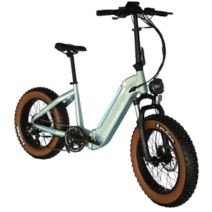 TXED Nouveau design Vélo électrique pliable à pneus larges de 20 pouces 250w/500w en alliage d'aluminium avec frein à disque Vélo électrique pliable Elektrische Fiets - Product Image 1
