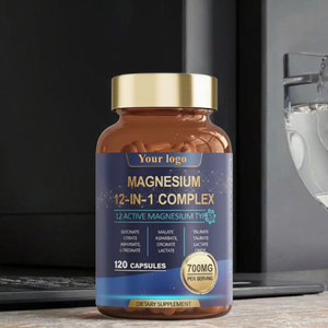 Complejo Vitamínico y Mineral para Adultos 12 en 1, Cápsulas de Magnesio de 700 mg, Mejora la Absorción Sinérgica, Relajación Muscular, Apoyo Inmunológico - Product Image 3