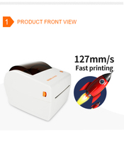 Impresora térmica de código de barras, RONGTA RP410, gran oferta