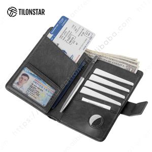 TILONSTAR TPW101 vente en gros cadeaux de voyage antivol de sécurité porte-passeport en cuir de haute qualité avec fonction de blocage RFID - Product Image 4