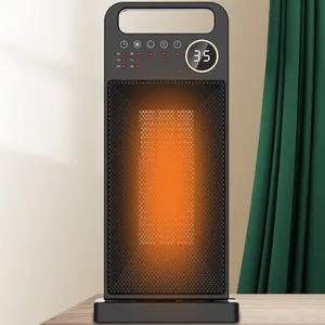 Wholesale Price Freestanding Home Office Room Fast Heating LED Touch Electric Fan Heaters With Remote Control