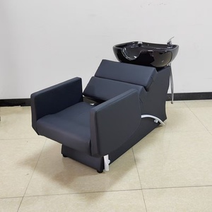 High Quality Hair Salon Wash <b>Chair</b> Hair Washing Beauty Salon <b>Shampoo</b> Bed for Barber Shop With Ceramics Bowl Basin - Product Image 4
