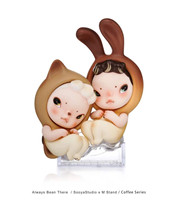 Prix de gros Authentique Sooya M Stand Beans Sooya Studio Minis M Coffee Series Figurines PVC Boîte mystère 6 pièces