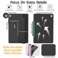 Casing Keyboard Nirkabel Multi Sudut yang Dapat Dilepas untuk Samsung Galaxy Tab S6 Lite 10.4" Pelindung Keyboard Bisnis