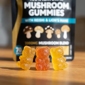Gomitas Funcionales de Hongos con Melena de León y Reishi, para la Concentración Cerebral y el Apoyo Inmunológico, Pectina Vegana - Product Image 3