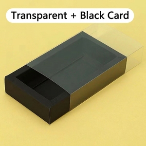Cajas de Regalo Rectangulares de Papel <span class=keywords><strong>Kraft</strong></span> con Ventana de PVC Transparente y Tapa - Product Image 4