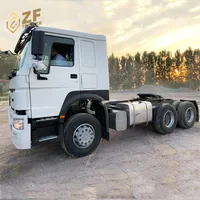 Buone condizioni howo 6x4 10 ruote di seconda mano motore usato camion del trattore in vendita