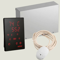 Poêle de sauna électrique Harvia Vega Series 9kw en acier inoxydable, à fixation murale, pour usage intérieur