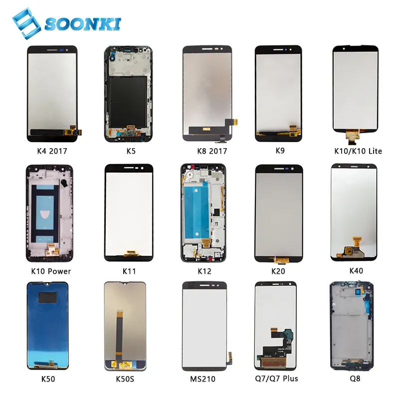 LCDs do telefone móvel para lg stylo 6 g2 g5 g6 g7 g8 g8x substituição de exibição para lg k40 v30 v40 v50 dual v60 thinq 5g tela do telefone