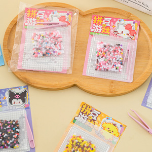 DIY Perler Bead Kit Educational Craft For Kids 4-6Y Plastic <b>Puzzle</b> Building Blocks Small Gift Toy Set - Product Image 2