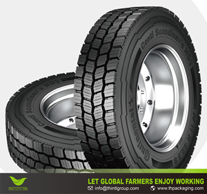 Pneu radial T&H PACKAGING pour pick-up et SUV 205-225 mm noir 11.2-24*8 PR*TT pour la fabrication de pneus - Product Image 1