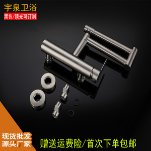 Yuquan Kitchen Faucet 304 Stainless Steel Wall Mounted Single Handle Ceramic Valve 360 Degree Rotate Minimalist Style - Product Image 4