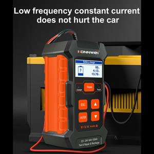 Outil de <span class=keywords><strong>diagnostic</strong></span> de batterie automobile multifonctionnel KONNWEI KW520, chargeur intelligent 10A 5A avec plusieurs langues - Product Image 3