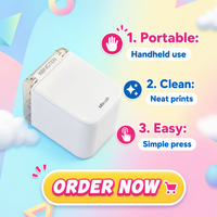 Mini-imprimante jet d'encre portable couleur WiFi sans fil pour l'impression d'étiquettes, de logos, de dates et de numéros sur sacs en papier