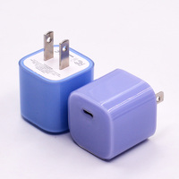 Cargador de Pared para Teléfono con Cable, Tipo C, 20W, Carga Rápida, Mini, Portátil, para Cubos de Hielo Pequeños, Nuevo, en Tendencia, Gran Venta, Enchufe Estadounidense, para iPhone