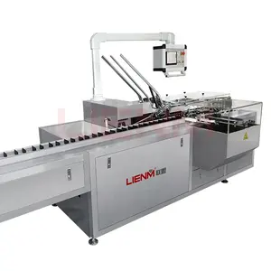 LIENM Lianmeng Cartoning Machine Automatic Carton Box Pack Machine Paper Box Forming Machine for Cosmetics