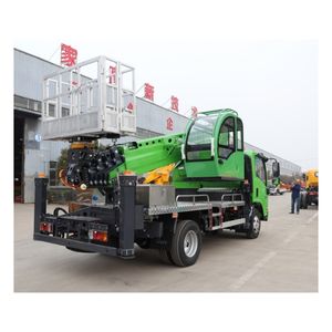 แพลตฟอร์มการทำงานทางอากาศของรถบรรทุก<span class=keywords><strong>4X4</strong></span>น้ำมันเชื้อเพลิงดีเซล32เมตรระดับสูงระดับมืออาชีพ - Product Image 6