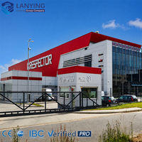 Construcción Rápida de Almacenes con Estructura de Acero Prefabricada, Diseño de Naves con Estructura de Acero, Edificios Prefabricados