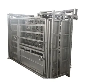 OEM factory galvanized cattle crush crate cattle handler for sale with weighing scale