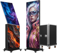 Écran LED portable intelligent P2.5 d'intérieur IP65 pour affichage publicitaire, idéal pour les centres commerciaux, les magasins de détail et les métros