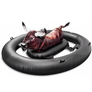 Bouée gonflable géante taureau, jouet aquatique à chevaucher, en PVC robuste avec poignées, pour adultes, lac, plage, été - Meilleures ventes - Product Image 1