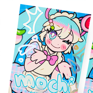 Personnalisé Premium Anime Holofoil Art Print Papier Affiche Feuille Holographique <span class=keywords><strong>Manga</strong></span> Prints Illustration Japonaise Décoration Murale Affiches - Product Image 3