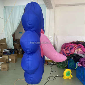 Reuze hangende opblaasbare bloem met tongmodel voor activiteitenpromotie en evenementen - Product Image 3