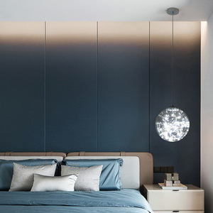 ไฟแขวนเพดานทรงกลมสำหรับโต๊ะ,บอลแขวนมุมกระจกรูปดาวสำหรับตกแต่งบ้านร้านอาหารกลางคืน - Product Image 2