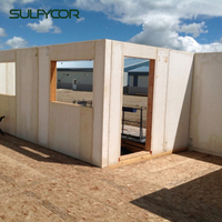 Panneaux de maison modulaires de luxe, panneaux sandwich structurels MGO, isolation thermique et phonique, panneaux en magnésium ignifuges A1, remplacement de l'OSB
