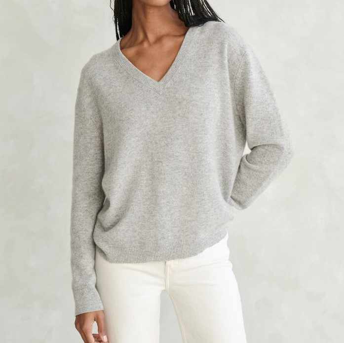 Soft Loose Knitted Cashmere Sweaters Women