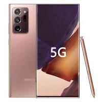 Venta al por Mayor de Teléfonos Celulares Originales SAMSUNG para Note 20 Ultra 5G, Teléfonos Inteligentes Android para Juegos, Teléfonos Móviles Usados con 12GB de RAM Dinámica