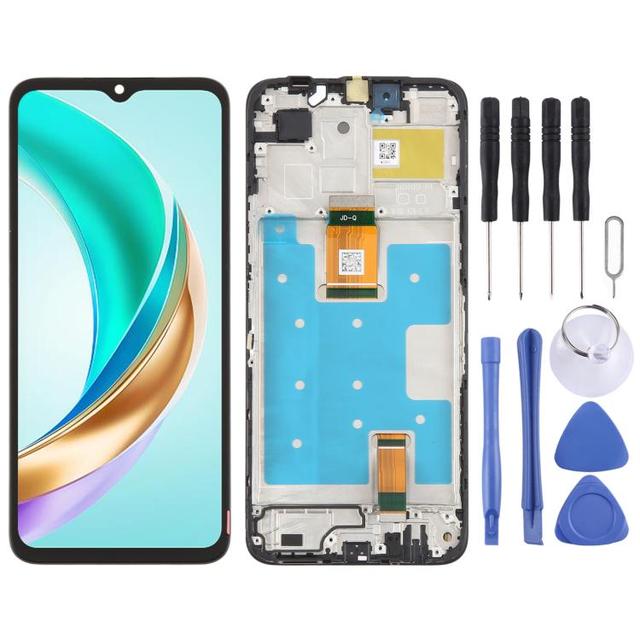 Original LCD Screen Digitizer Full Assembly with Frame For Honor X6b Mobile Phone Replacement