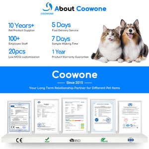 Coowone ラグジュアリー テクスチャード ツイード アジャスタブル ネック ハーネス ソフト ドッグ ハーネス セット ボウタイ うんちバッグ 首輪 リード セット - Product Image 5