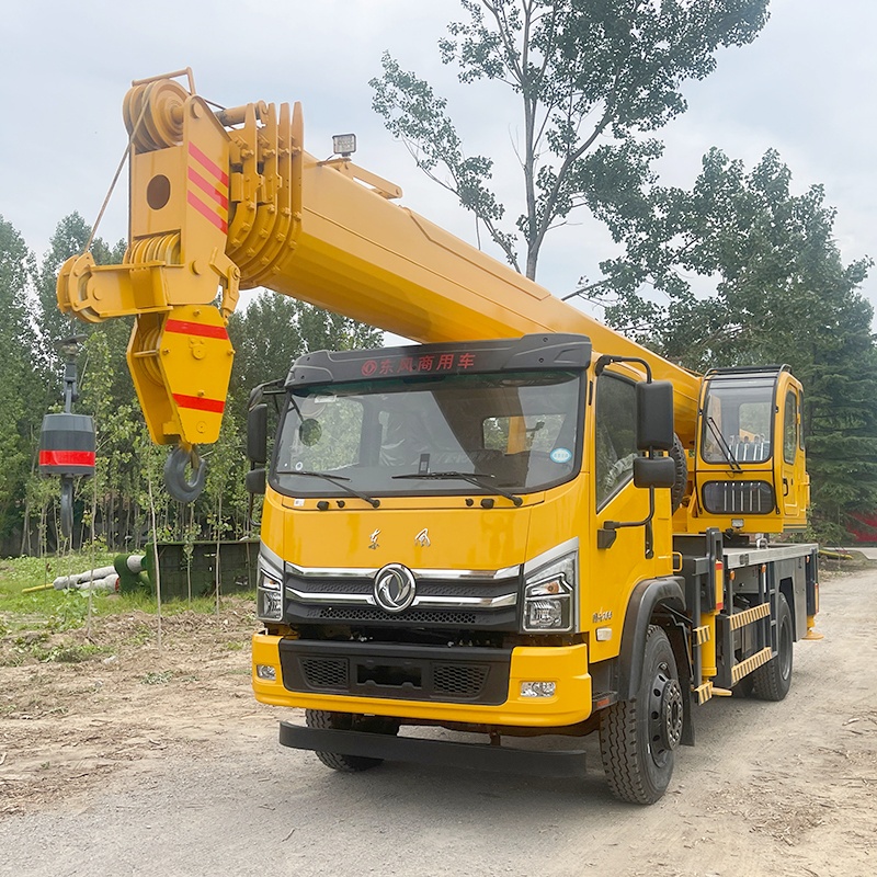 Автомобильный кран DONGFENG, 12 т, китайский кран-манипулятор, гидравлический мобильный автокран для строительных работ