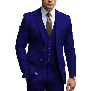 Traje para hombre <span class=keywords><strong>3</strong></span> piezas Slim Fit para hombres Trajes de baile de boda de un solo pecho Esmoquin de cena de negocios formal - Product Image 6