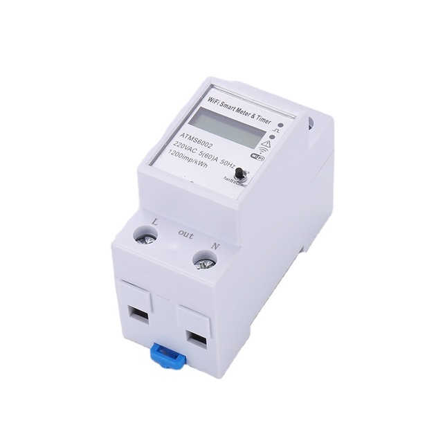 2P 100-240VAC/DC Accurate  Electricity Smart  Meter  with Mobile Phone Display