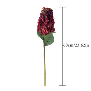 Fleurs artificielles faites à la main en <span class=keywords><strong>soie</strong></span>, hydrangeas coniques pour arrangements floraux, Halloween, mariage, fête, maison, cuisine, table - Product Image 5