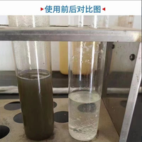Poudre défluorante haute efficacité pour la défluoration des eaux usées de l'électrodéposition semi-conductrice et des produits chimiques à base de sels inorganiques