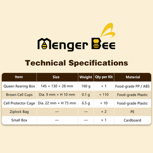 ชุดอุปกรณ์เลี้ยงผึ้งขายส่งใหม่ ระบบเลี้ยงราชินี ตะแกรงรังผึ้งและกรงป้องกันรังผึ้ง 10 เฟรม - Product Image 6