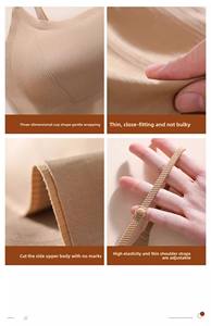 Soutien-gorge push-up de <span class=keywords><strong>sport</strong></span> mince pour femmes beauté emballage léger vêtements d'extérieur coupe solide sans fil bretelles ajustées rembourrées pour grande poitrine non - Product Image 4