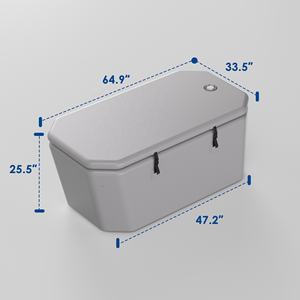 Enfriador de Inmersión en Frío Acrílico de 1HP para Uso Comercial con Bañera, WIFI, APP y Control Remoto, Bomba y Filtro de Engranajes, Ozono, Ecológico - Product Image 5