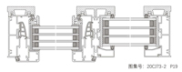 Fenêtre à ouverture intérieure en aluminium sur mesure GREATMEN, quadruple vitrage, insonorisée, pour climat froid, chambre à coucher, villa moderne