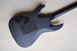 Guitare électrique Flyoung à prix abordable, finition noire mate, instrument de musique, accastillage noir, 6 cordes, micros <span class=keywords><strong>EMG</strong></span> - Product Image 6
