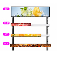 Reproductor de Video Publicitario con Pantalla LCD Ultra Ancha y Bisel Super Estrecho para Tiendas Minoristas de 23.1'', 28'', 29'', 35'', 37'', 47.1'' y 86''