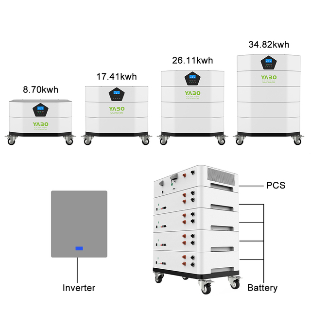 Stackable Modular Battery 48V 51.2V  5KWH 10KWH 15KWH 20KWH 170Ah LiFePO4 Battery Solar Home Energy Storage Battery
