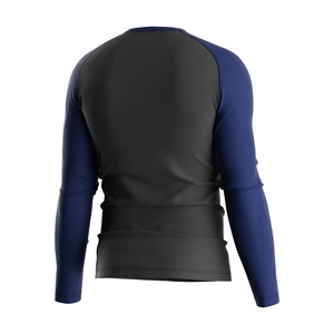 Vêtements de musculation personnalisés en gros, nouveaux vêtements de sport sexy pour hommes, chemises de sport à compression à manches longues - Product Image 4