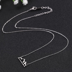 Bijoux géographiques collier pendentif montagne tjny personnalisé - Product Image 4