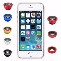 Vente chaude Mobile Téléphone Objectif 3 En 1 Kit Universel Clip Smartphone Caméra Lentilles Grand Angle Macro Fish Eye Pour Smart Phone